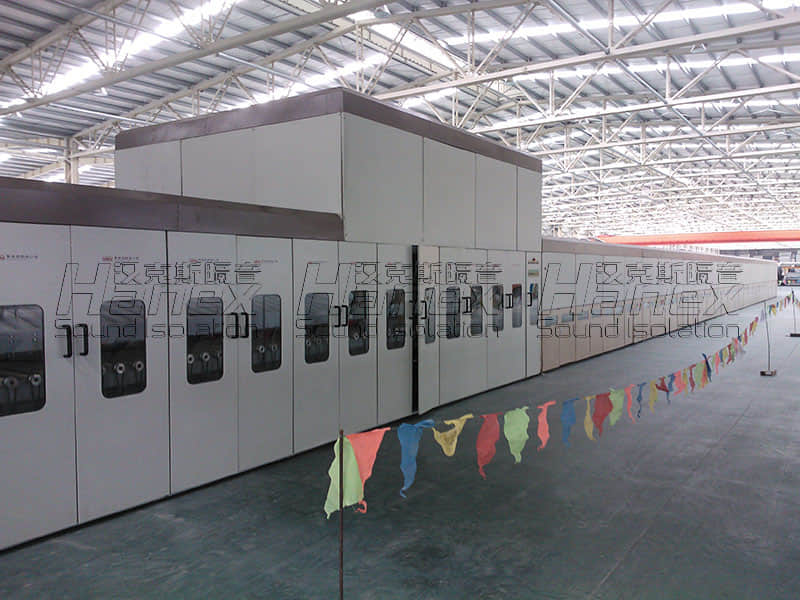 HKS鋼化爐隔音房噪聲治理方案 HKS鋼化爐隔音房噪聲治理方案